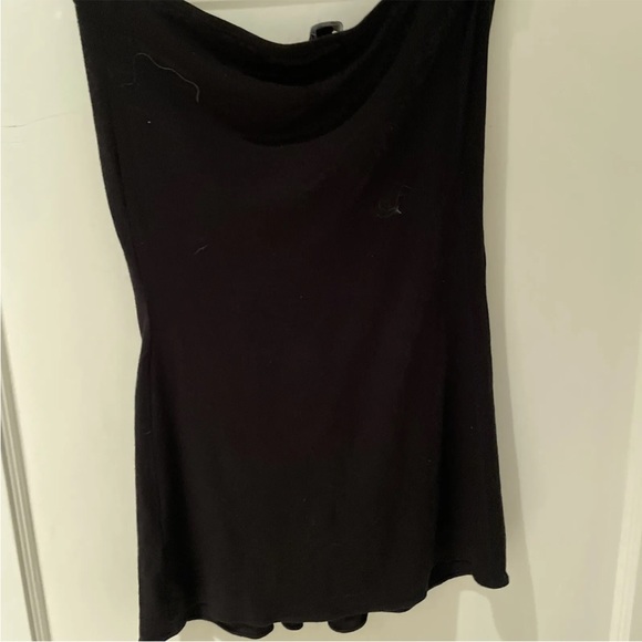 Black sky strapless tube top with crochet sheer detail and pleats xsmall - Picture 6 of 6